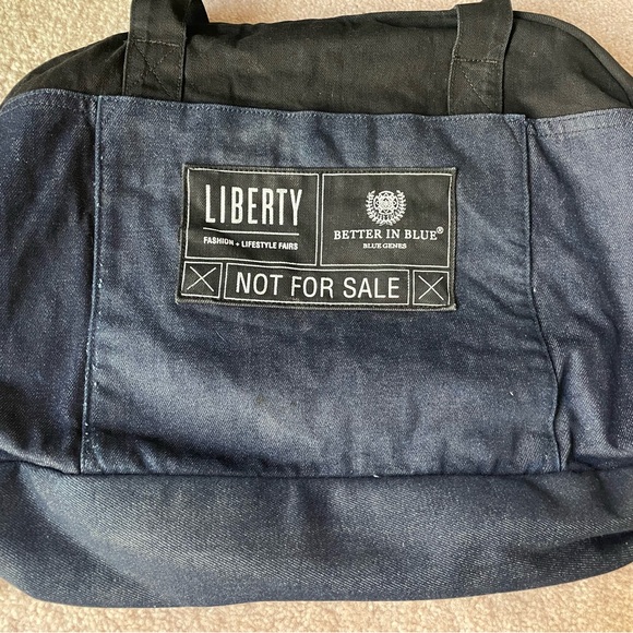 Better in Blues Denim Jeans Double Handle Duffle Bag - Picture 3 of 4